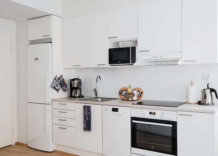 32m2 & Own Parking Place Indoors شقة توركو